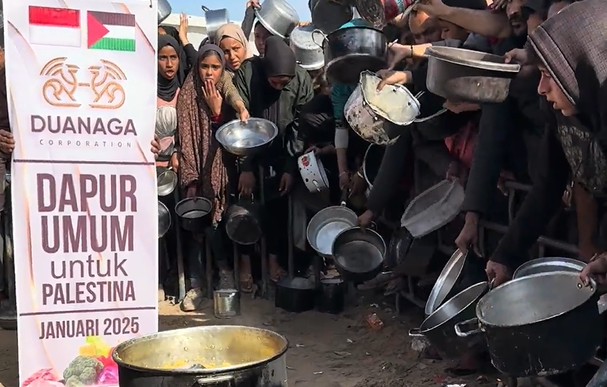 Dukungan untuk pengungsi Palestina di Gaza